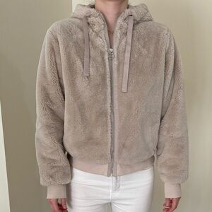 Athleta Faux Fur Ritual Jacket